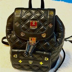 MCM Quilted Leather Backpack